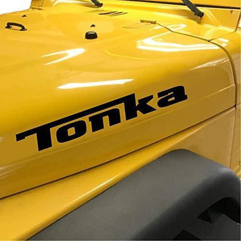 Tonka Decals Graphics Stickers Vinyl Hood JK TJ YJ CJ Car Trucks Custom Lettering 1 Pair Brands Distributor Tonka Decals Graphics Stickers Vinyl Hood JK TJ YJ CJ Car Trucks Custom Lettering 1 Pair Brands Distributor