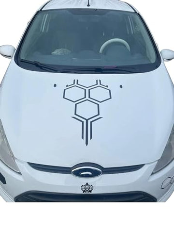 Honeycomb Upper Cowl Decal for Car Hood - Sticker for Cars with  Design