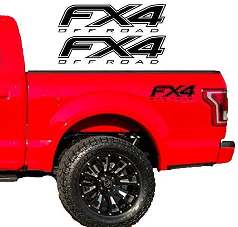 2015-2022 FX4 Off Road Decals - F Offroad Stickers Truck Bed Side - Brands Distributor