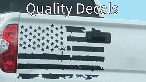 Decals Punisher Hood Outline Stickers Vinyl Text Letters for Cars Truck Vehicles Set of 2 - Brands Distributor