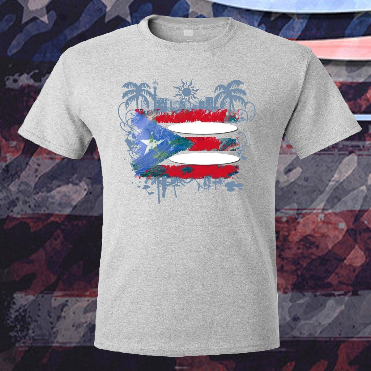 Puerto Rico Flag Surfing Unique Design T-shirt Women's Mens Kid's Unisex Present Gift