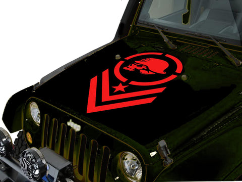 Mulisha Vinyl Hood Decal Truck,SUV ,Car ,TJ LJ JK JKU - Brands Distributor